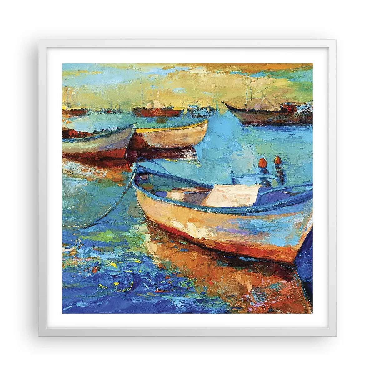 Poszter fekete keretben - A déli öbölben - 60x60 cm