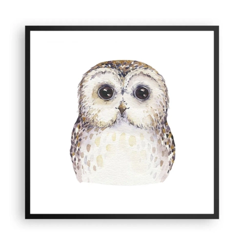 Poszter fehér keretben - Nézz a szemembe - 60x60 cm