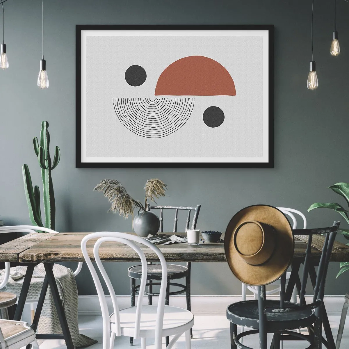 Poszter fehér keretben - A kerék tökéletessége - 100x70 cm
