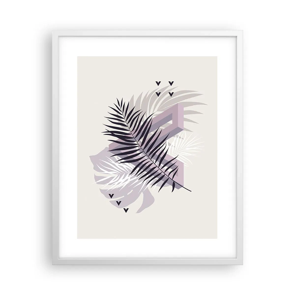 Poszter fekete keretben - Az árnyék árnyéka - 40x50 cm