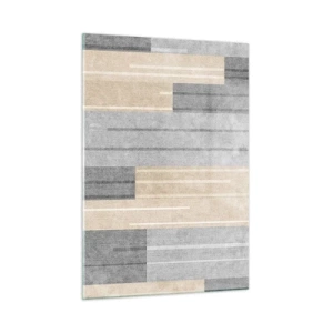 Üveg kép - Kompozíció: tartsa a függőlegeset - 50x70 cm