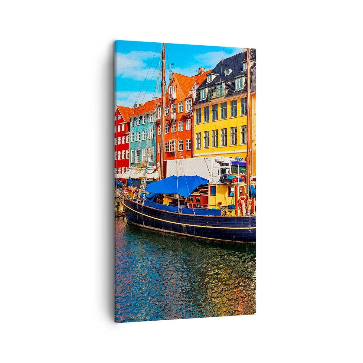 Vászonkép - Örömteli rakpart - 45x80 cm