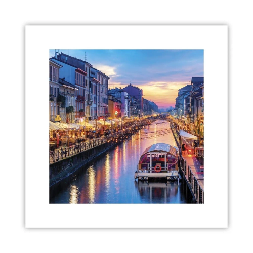 Poszter - Fény és öröm estéje - 30x30 cm