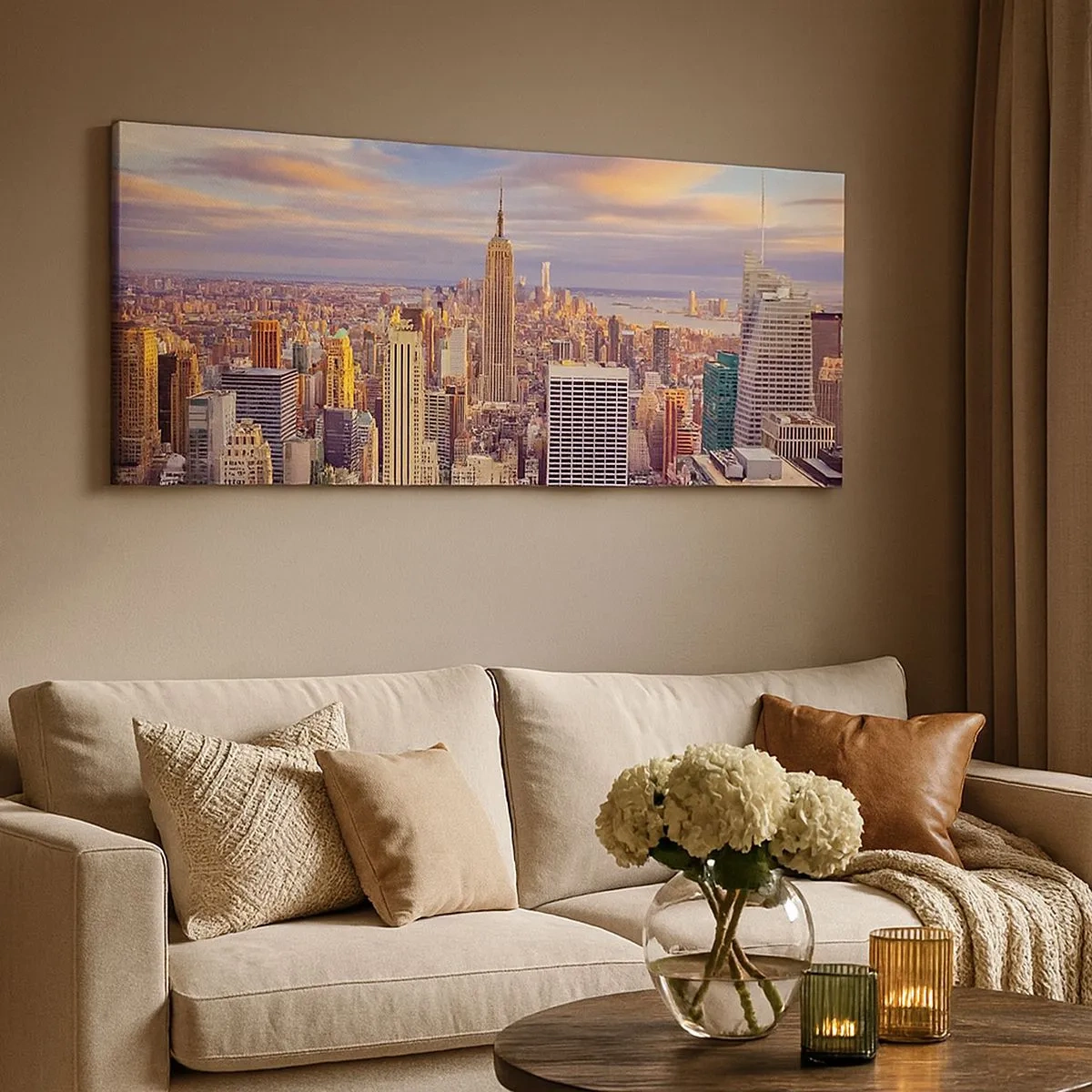 Vászonkép - Elérni a felhőket - 100x40 cm