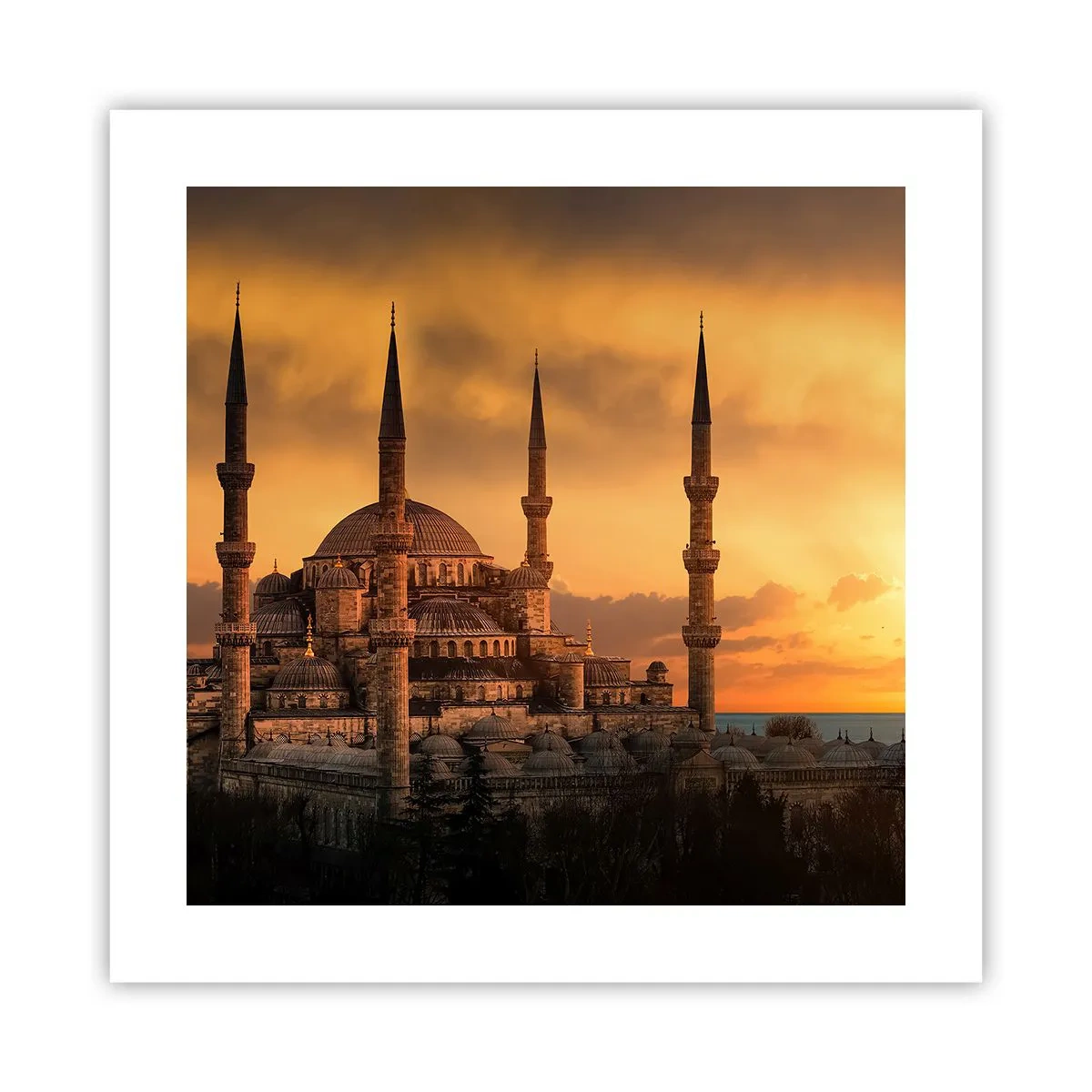 Poszter - Isten hatalmas - 40x40 cm