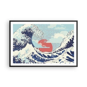 Poszter fehér keretben - Japán inspirációból - 91x61 cm