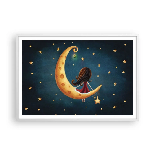 Poszter fekete keretben - Egyszer volt… - 100x70 cm