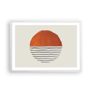 Poszter fekete keretben - Japán hangulatban - 70x50 cm