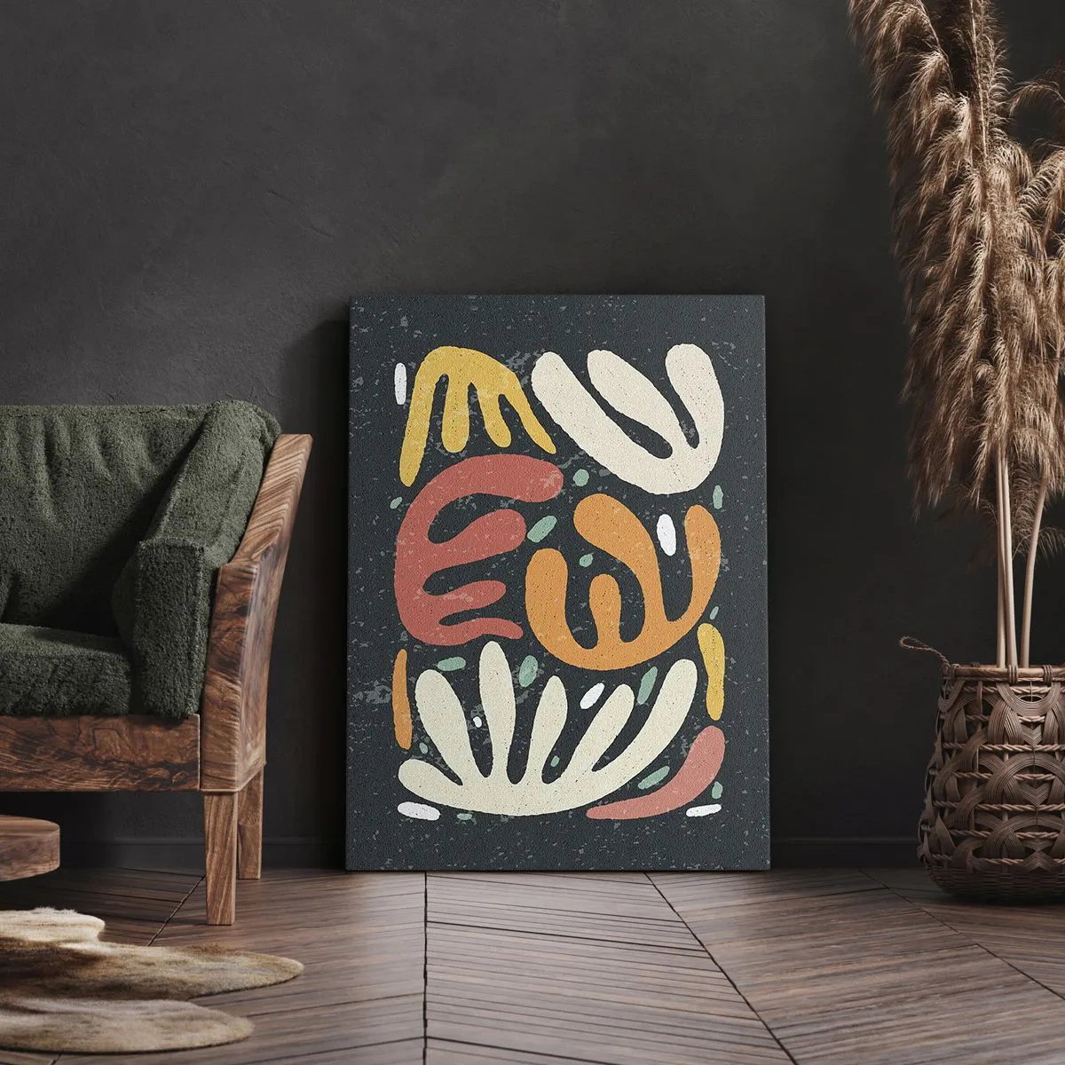 Vászonkép - Kompozíció - mindjárt elkaplak - 70x100 cm