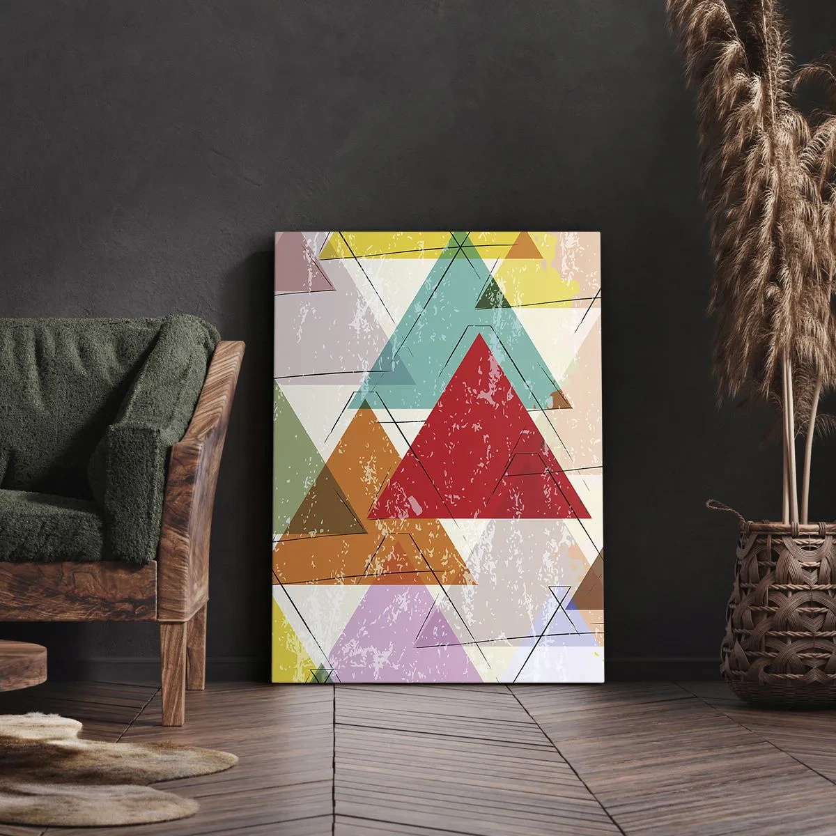 Vászonkép - Három-három - 45x80 cm