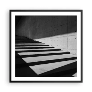 Poszter fehér keretben - A modernizmus nyers szépsége - 60x60 cm