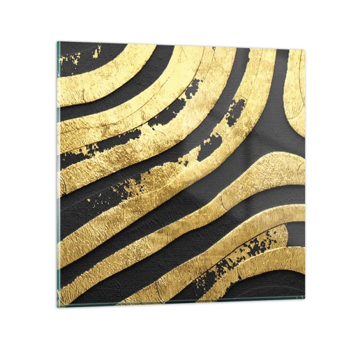 Üveg kép - Minden folyik - 70x70 cm