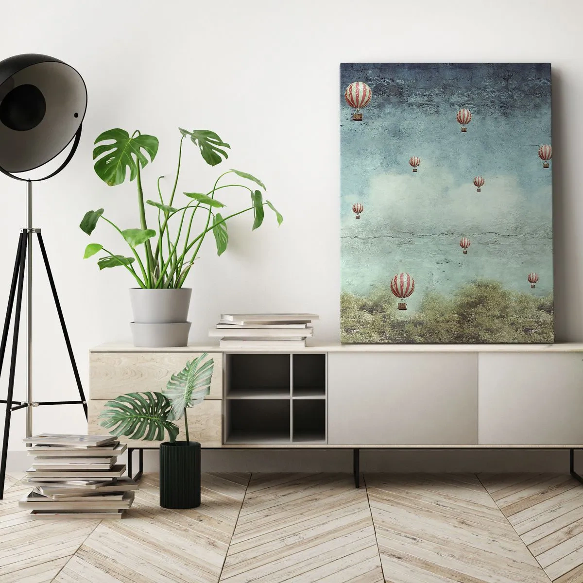 Vászonkép - Szabad az élet nyüzsgésétől - 50x70 cm