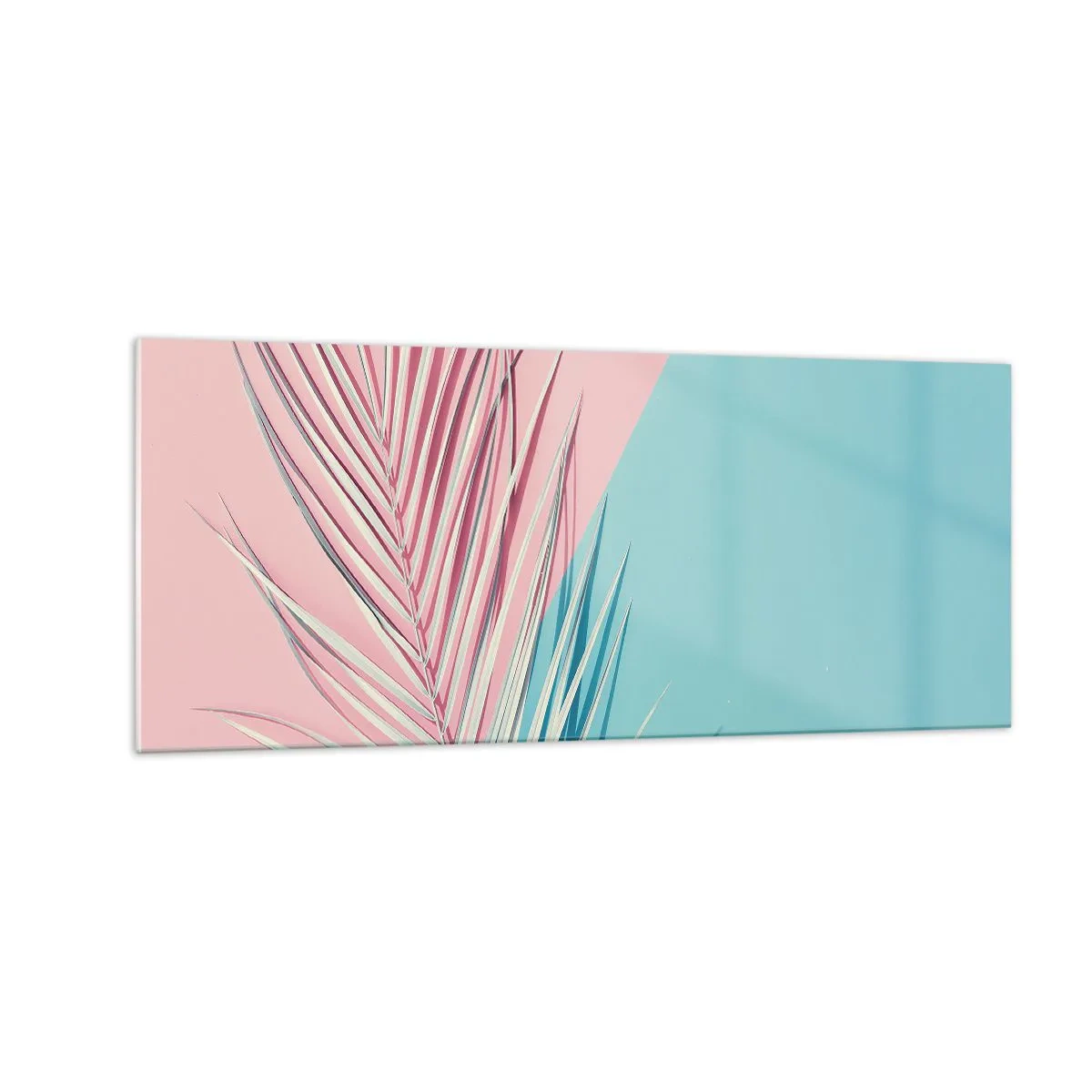 Üveg kép - Trópusi impresszió - 100x40 cm