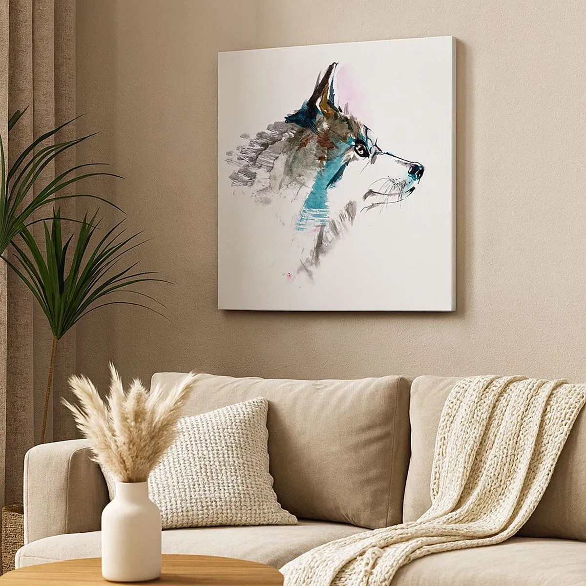 Vászonkép - Ne fesd az ördögöt a falra - 30x30 cm