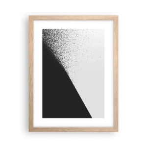 Poszter világos tölgy keretben - Egyre gyorsabban, egyre többet - 30x40 cm