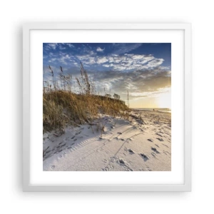 Poszter fekete keretben - Meghívás egy sétára - 40x40 cm