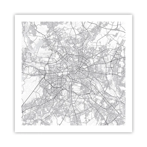 Poszter - Berlin virága - 60x60 cm