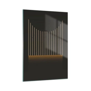 Üveg kép - Fedezze fel a sötétséget - 50x70 cm