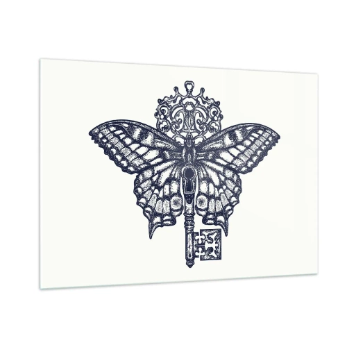 Üveg kép - A szív minden titka - 100x70 cm