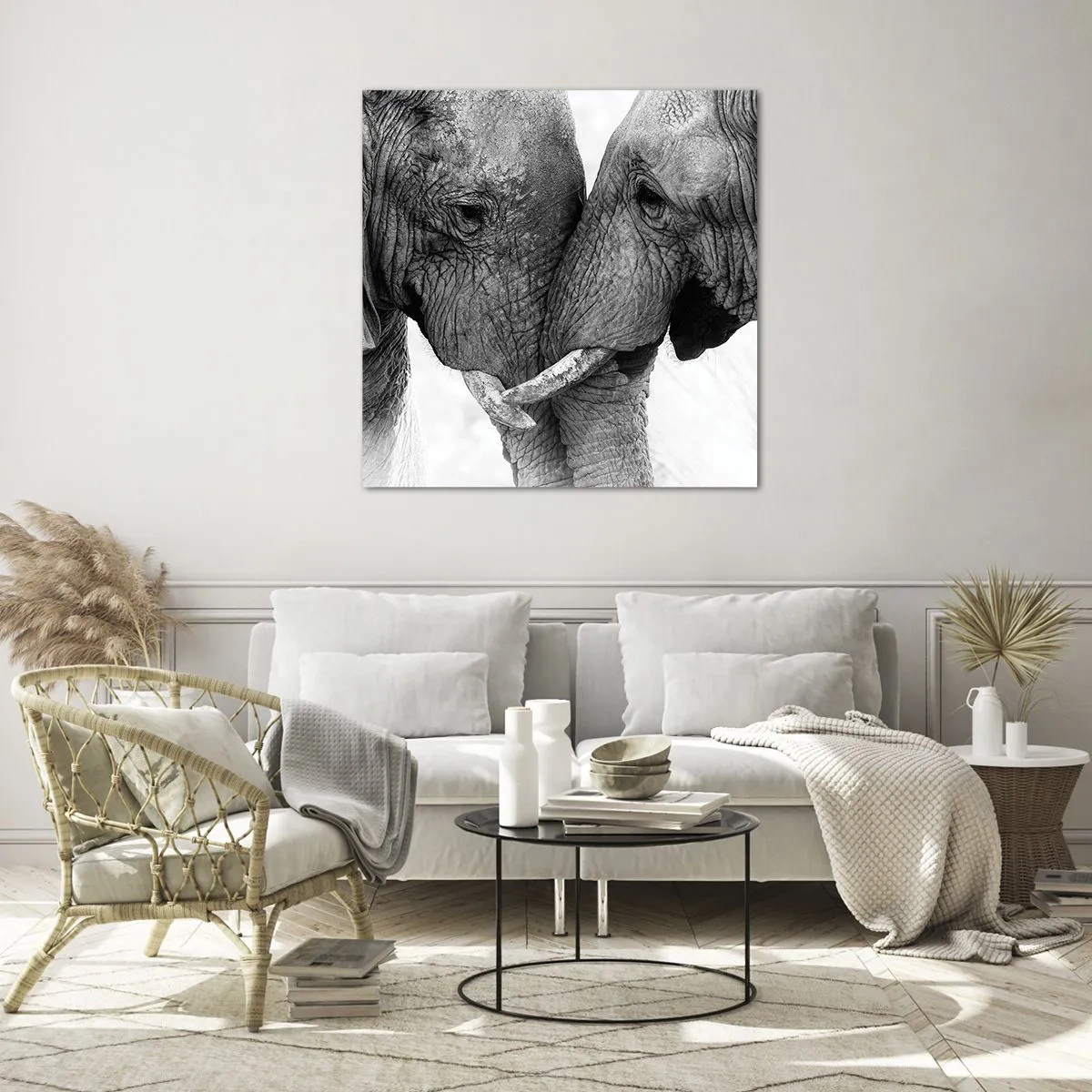 Üveg kép - Szívélyes vallomás - 40x40 cm