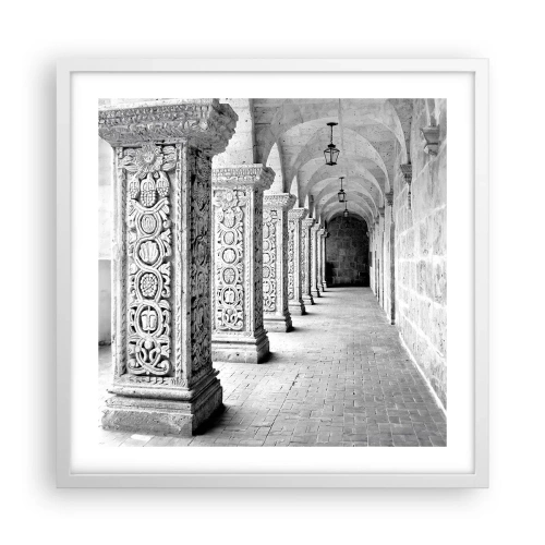 Poszter fekete keretben - És hová megy...? - 50x50 cm