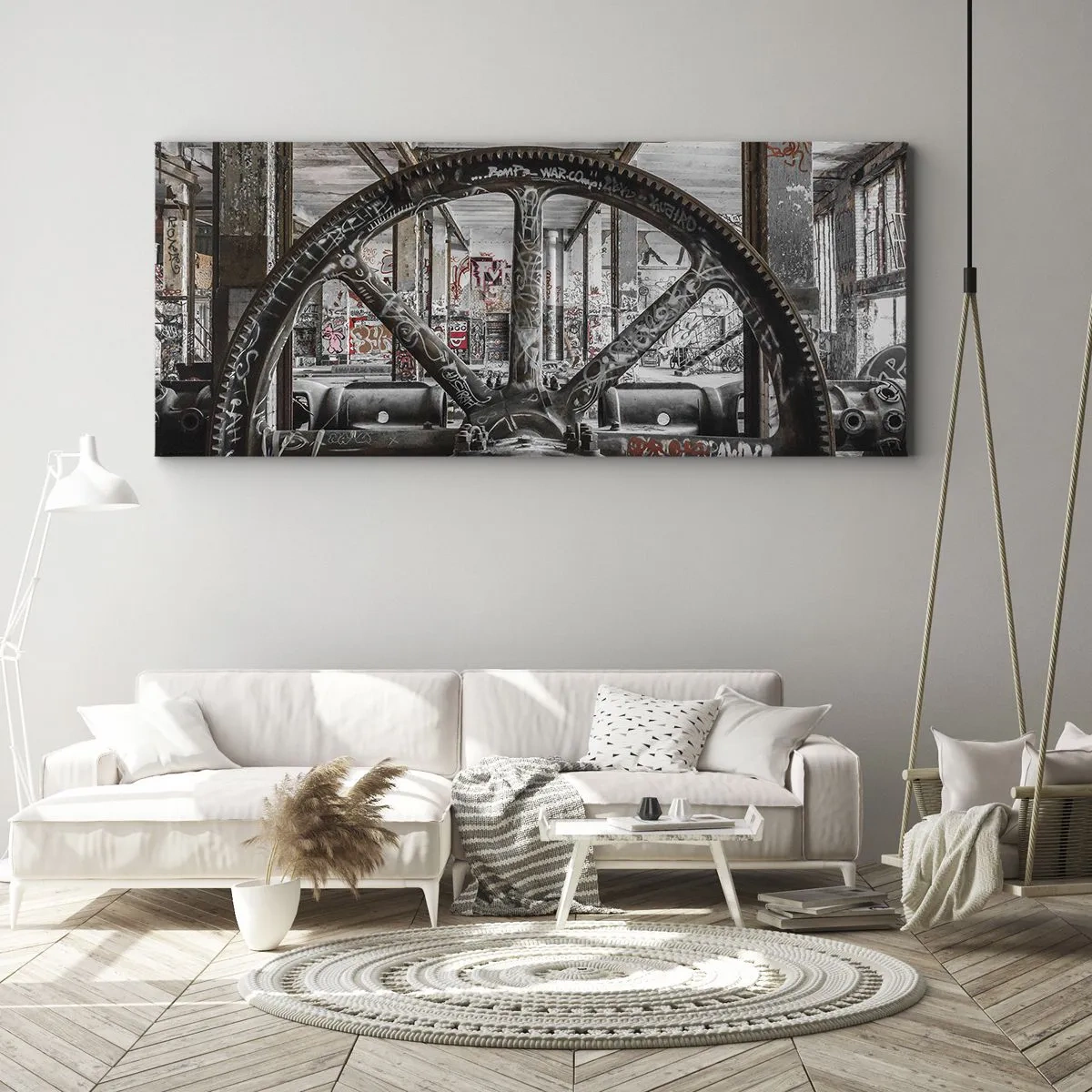 Vászonkép - A gyár titkos élete - 100x40 cm