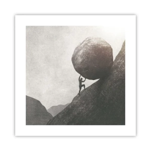 Poszter - Hiszek minden remény ellenére  - 40x40 cm