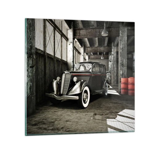 Üveg kép - Az 30-as évek örök eleganciája - 60x60 cm