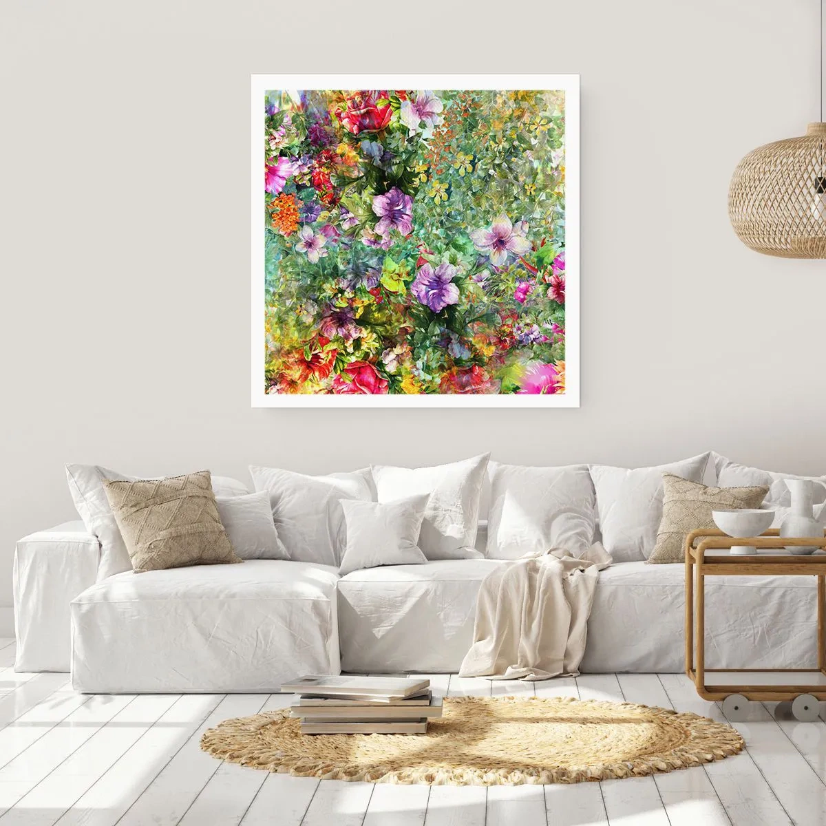 Poszter - Virágokban a vesztünk - 50x50 cm