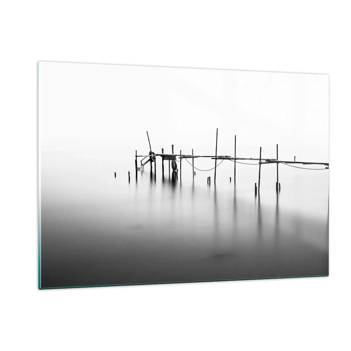 Üveg kép - Mi van, ha nincs világ? - 120x80 cm