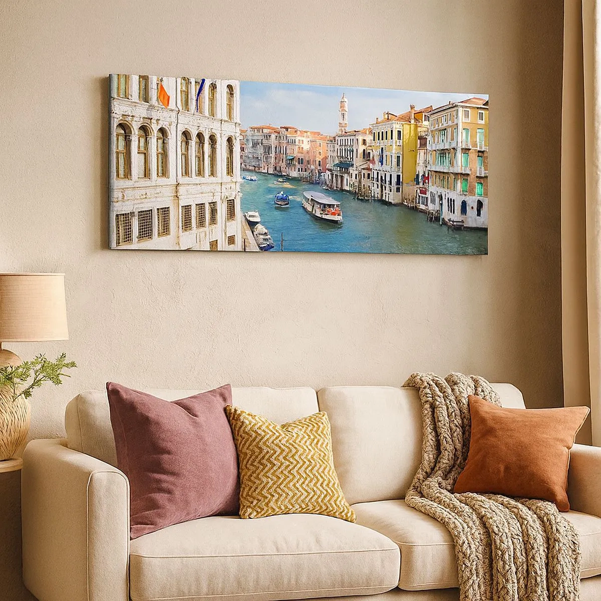 Vászonkép - Az egyetlen forgalom a világon - 100x40 cm