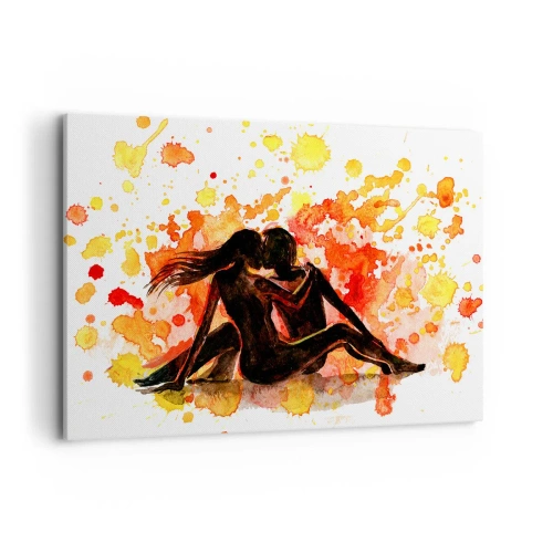 Vászonkép - És világosság lett - 100x70 cm