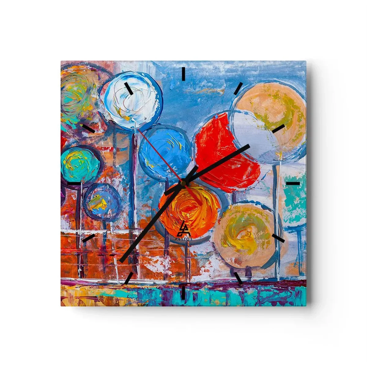 Falióra, Óra - Csodák a boton - 30x30 cm