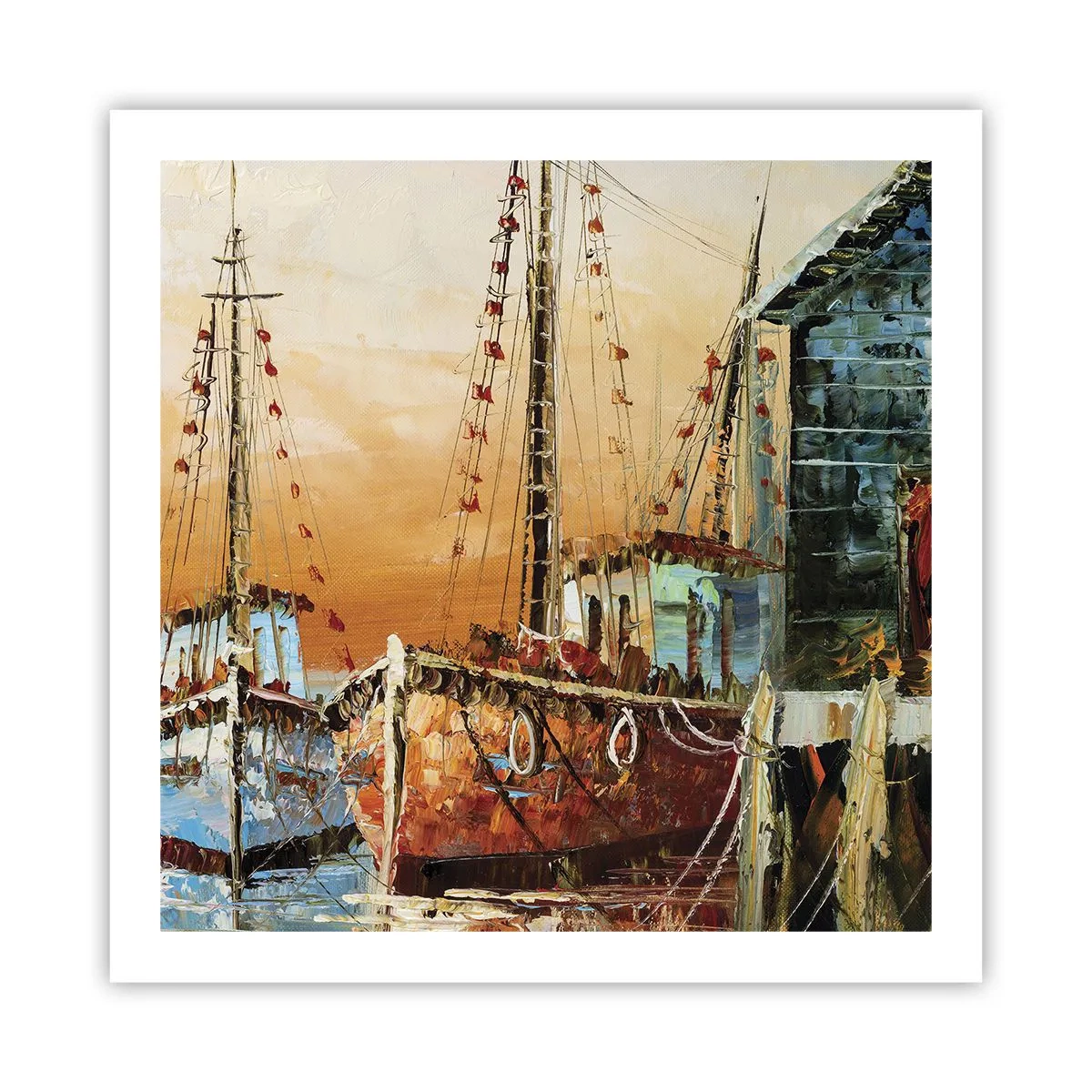 Poszter - Nyugodt visszatérés - 60x60 cm