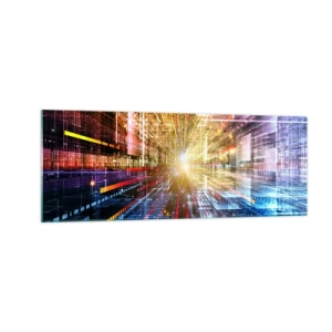 Üveg kép - Fényes folyosó - 140x50 cm
