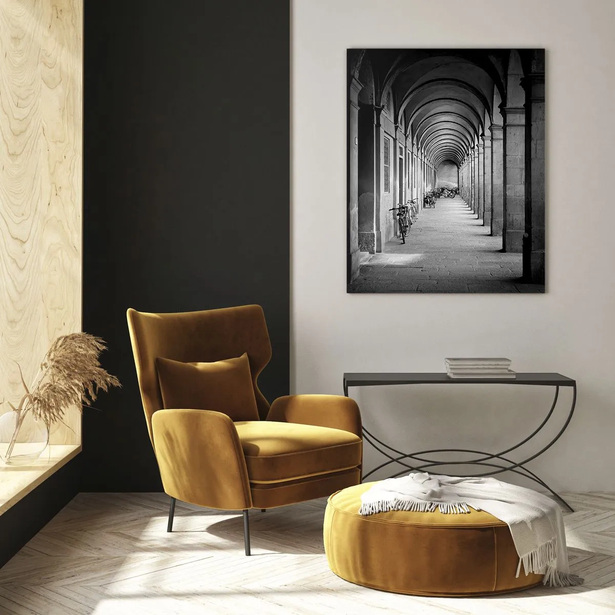 Üveg kép - Az árkádok alatt - 50x70 cm