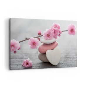 Vászonkép - Boldogság a cseresznyevirággal - 100x70 cm