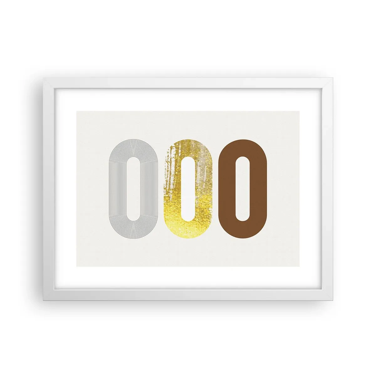 Poszter fekete keretben - Óóó! - 40x30 cm