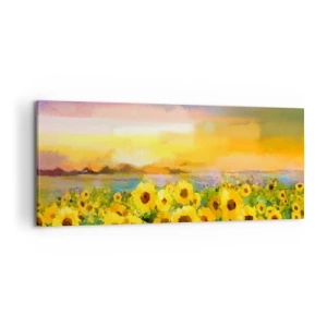 Vászonkép - A nap maga szállt le a földre - 100x40 cm