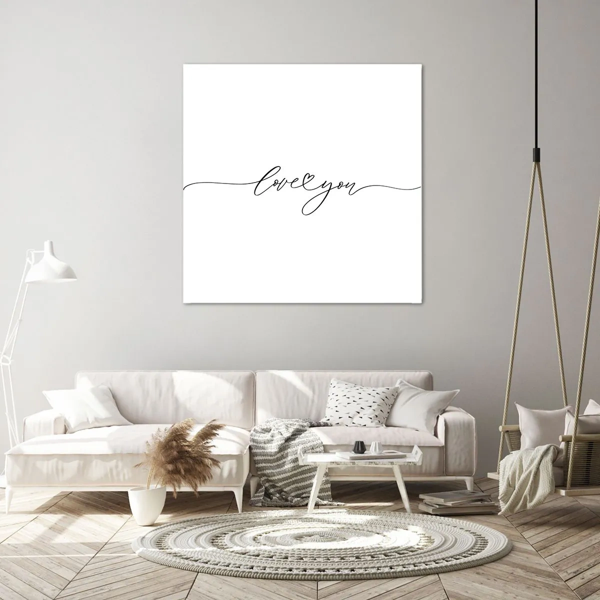 Vászonkép - Fekete fehéren - 60x60 cm