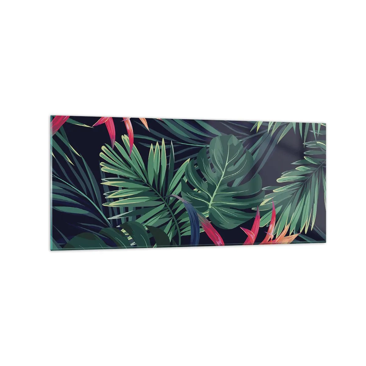 Üveg kép - Zölden égni - 120x50 cm
