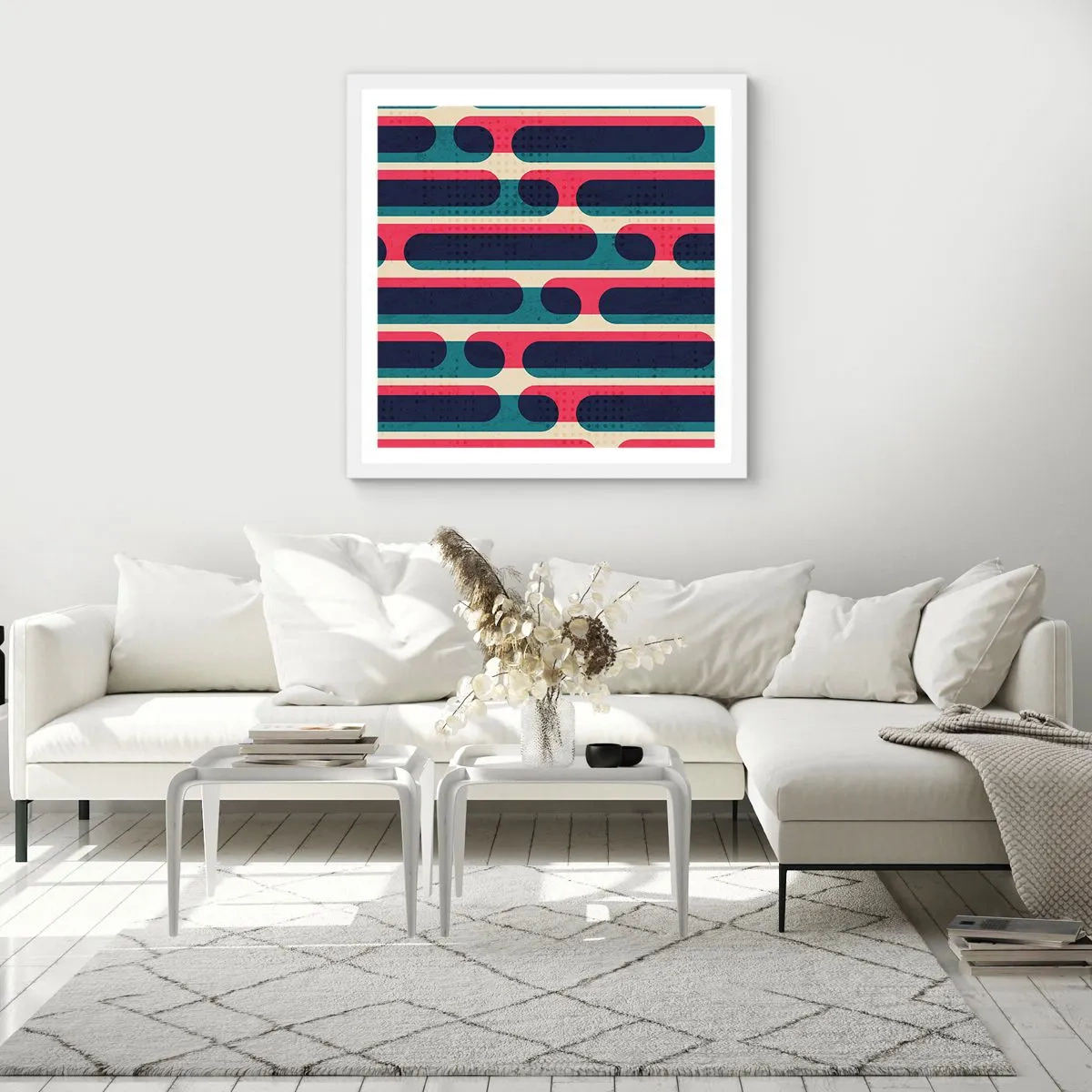 Poszter fekete keretben - Mélységben és előre - 30x30 cm