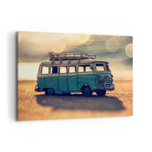 Vászonkép - Vége a bálványoknak: pénznek és munkának - 100x70 cm