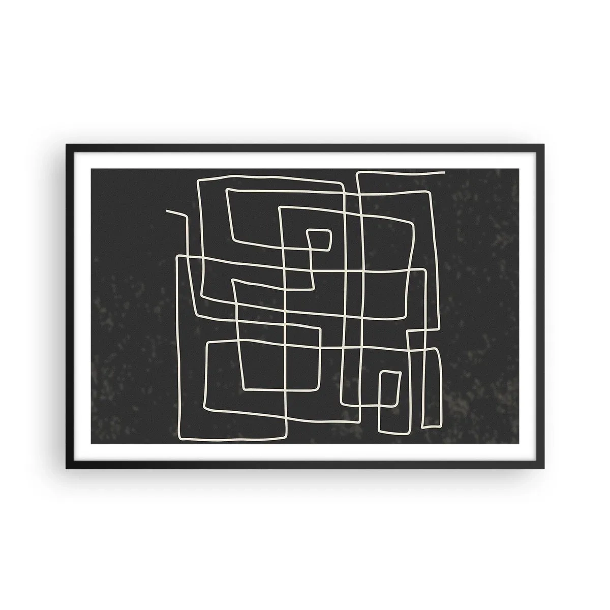 Poszter fehér keretben - Nem olyan egyszerű - 91x61 cm