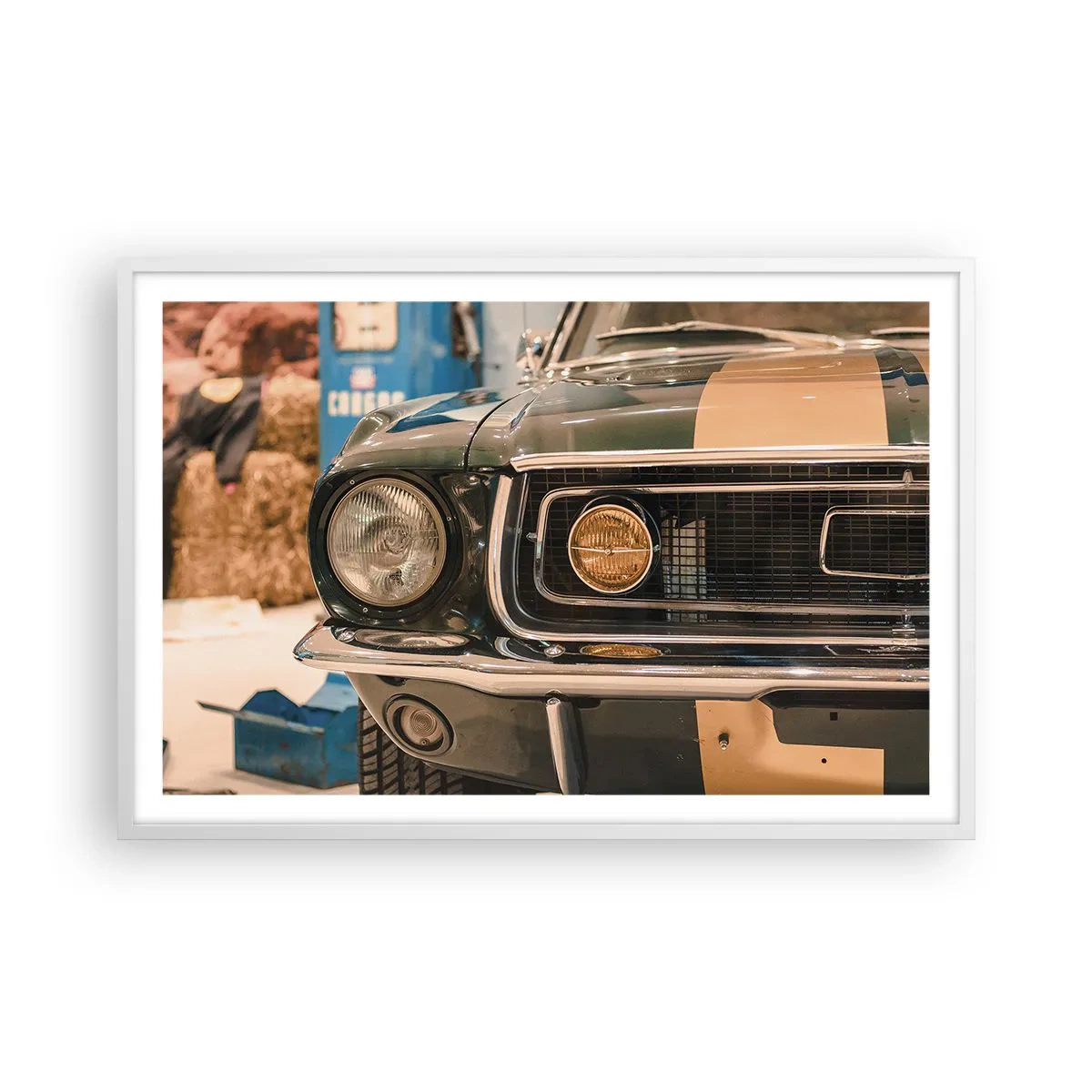 Poszter fekete keretben - Találkozás a legendával - 91x61 cm