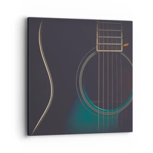 Vászonkép - Egy pillanat, mielőtt megszólal - 40x40 cm