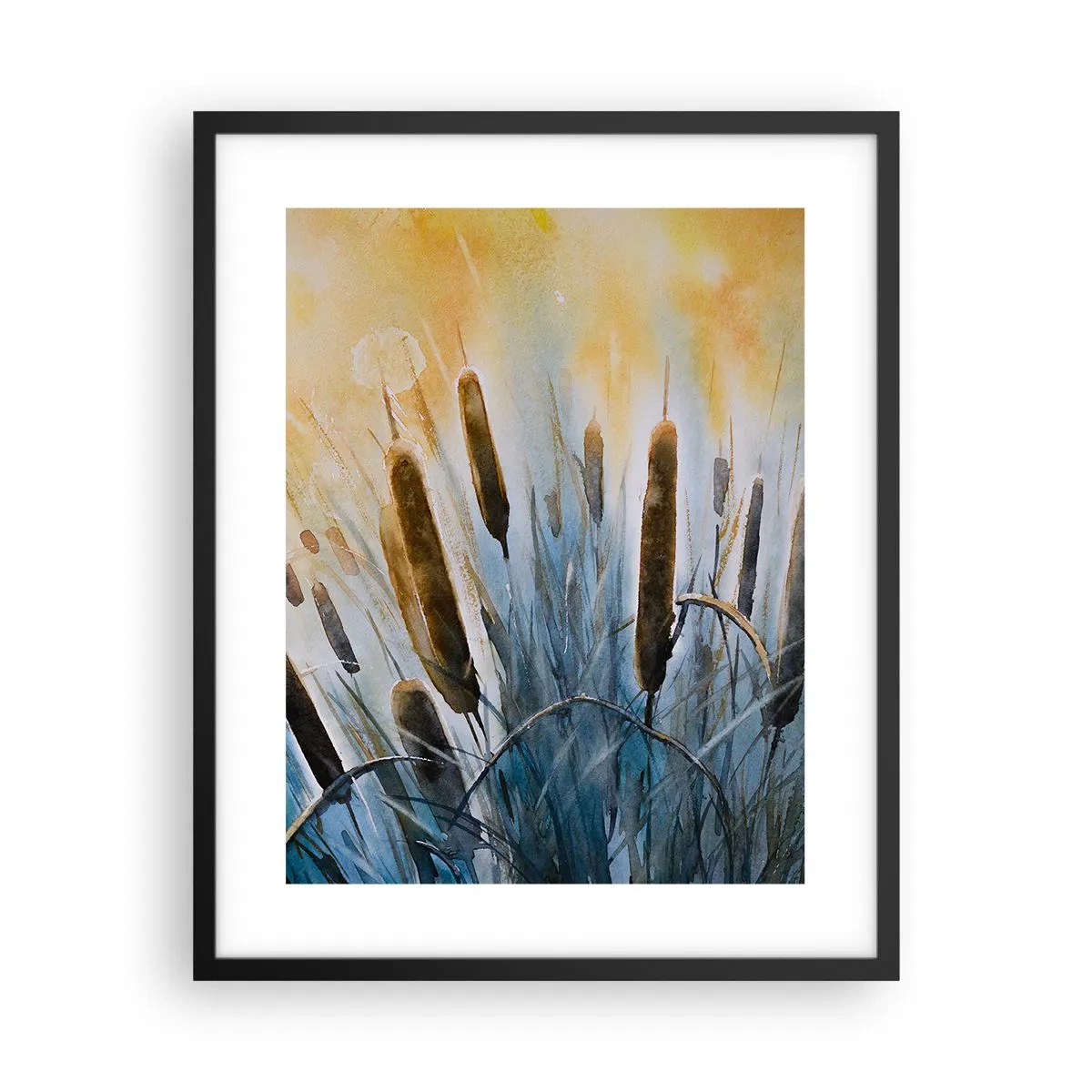 Poszter fehér keretben - A víz hűvössége, a nap melege - 40x50 cm