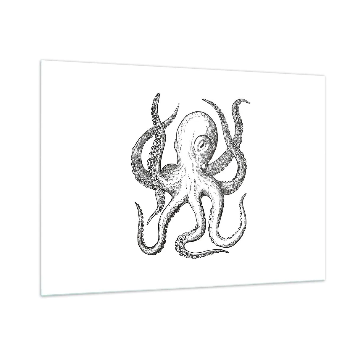 Üveg kép - Hullámokkal táncoló - 100x70 cm