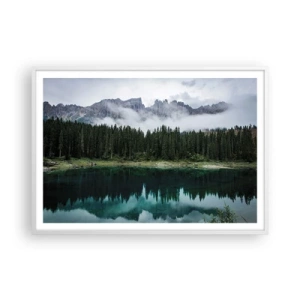 Poszter fekete keretben - Csitt, csit, ne zavard fel az állóvizet... - 100x70 cm